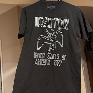 Led Zeppelin Black Graphic Tee